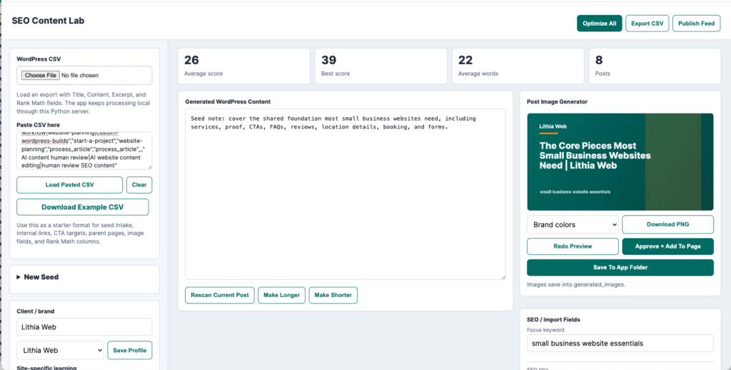 SEO Content Lab: AI SEO Content Generator for WordPress